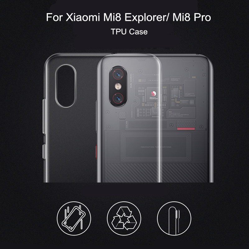 Bakeeytrade-Transparent-Soft-TPU-Back-Cover-Protective-Case-for-Xiaomi-Mi8-Mi-8-Pro--Mi8-Mi-8-Explor-1414670-1