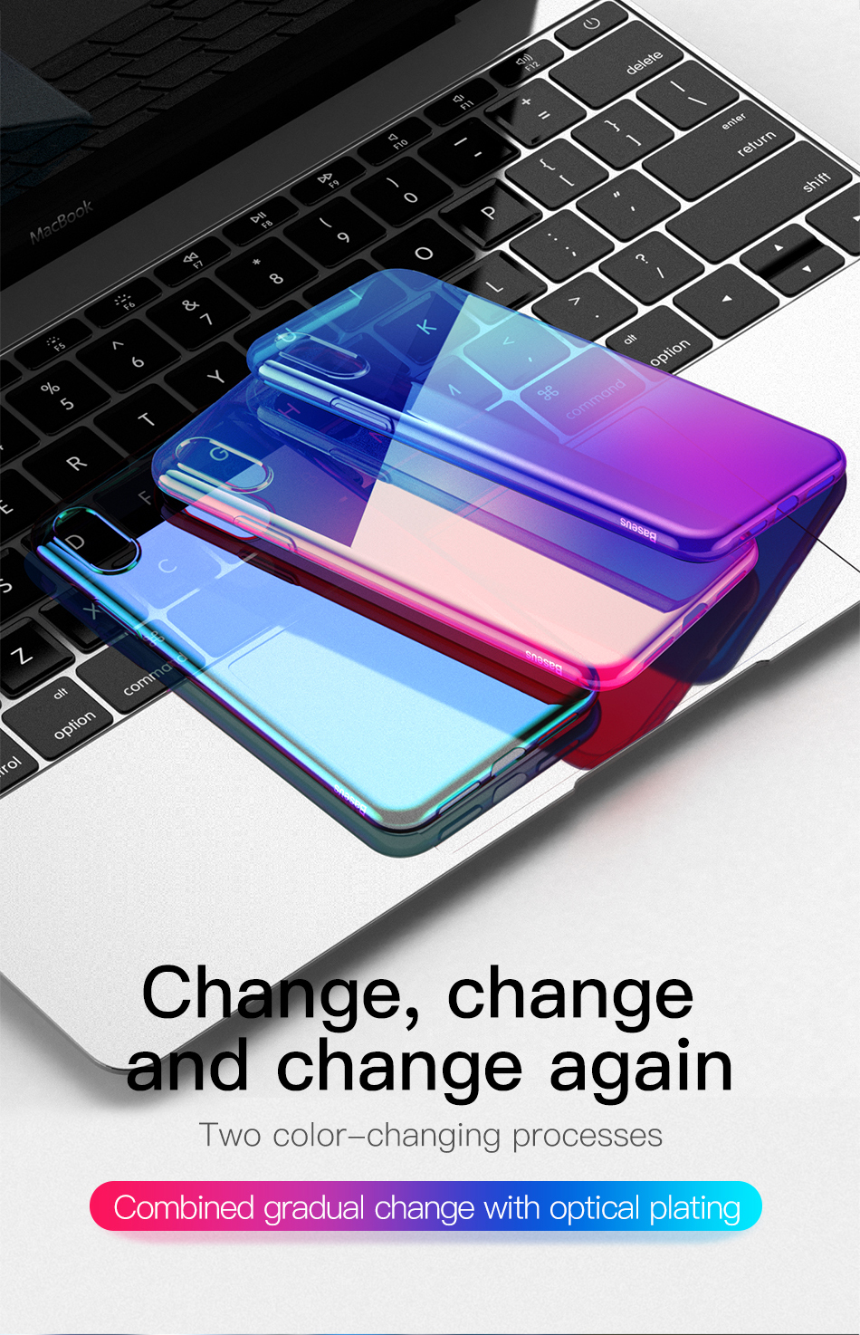 Baseus-Protective-Case-For-iPhone-XR-Gradient-Glow-Shockproof-Soft-TPU-Back-Cover-1371047-2