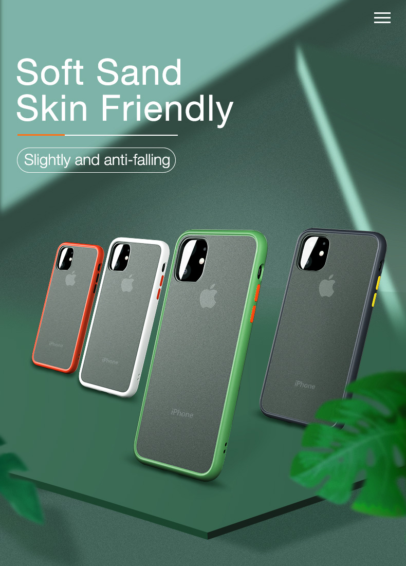 CAFELE-Shockproof-Anti-fingerprint-Ultra-thin-Frosted-Soft-Silicon-EdgeHard-PC-Translucent-Protectiv-1561756-1