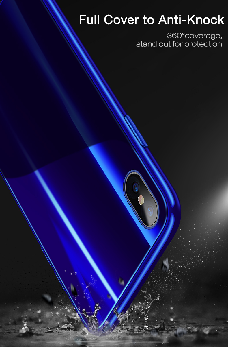 Cafele-Laser-Bling-Gradient-Color-Scratch-Resistant-Tempered-Glass-Protective-Case-For-iPhone-X-1326464-4