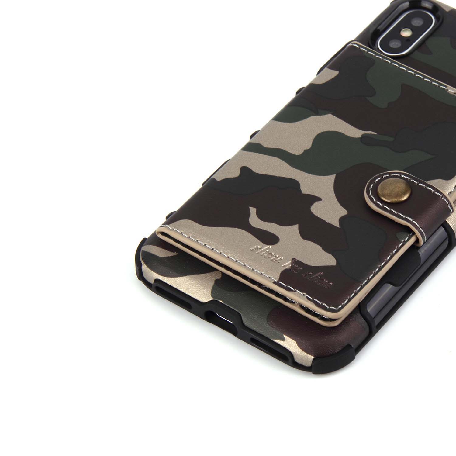 Camouflage-Wallet-Card-Slots-Protective-Case-For-iPhone-X-PU-LeatherTPU-Cover-1308429-6