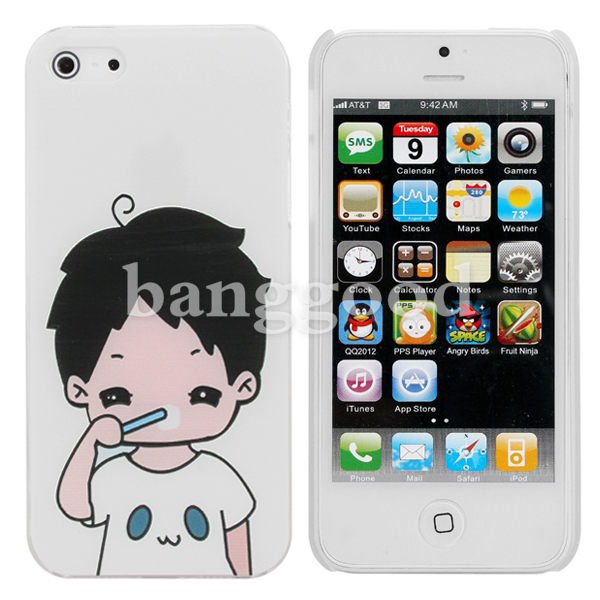 Cartoon-Lovers-Brush-Teeth-Pattern-Relief-Protective-Case-For-iPhone-5-54916-2