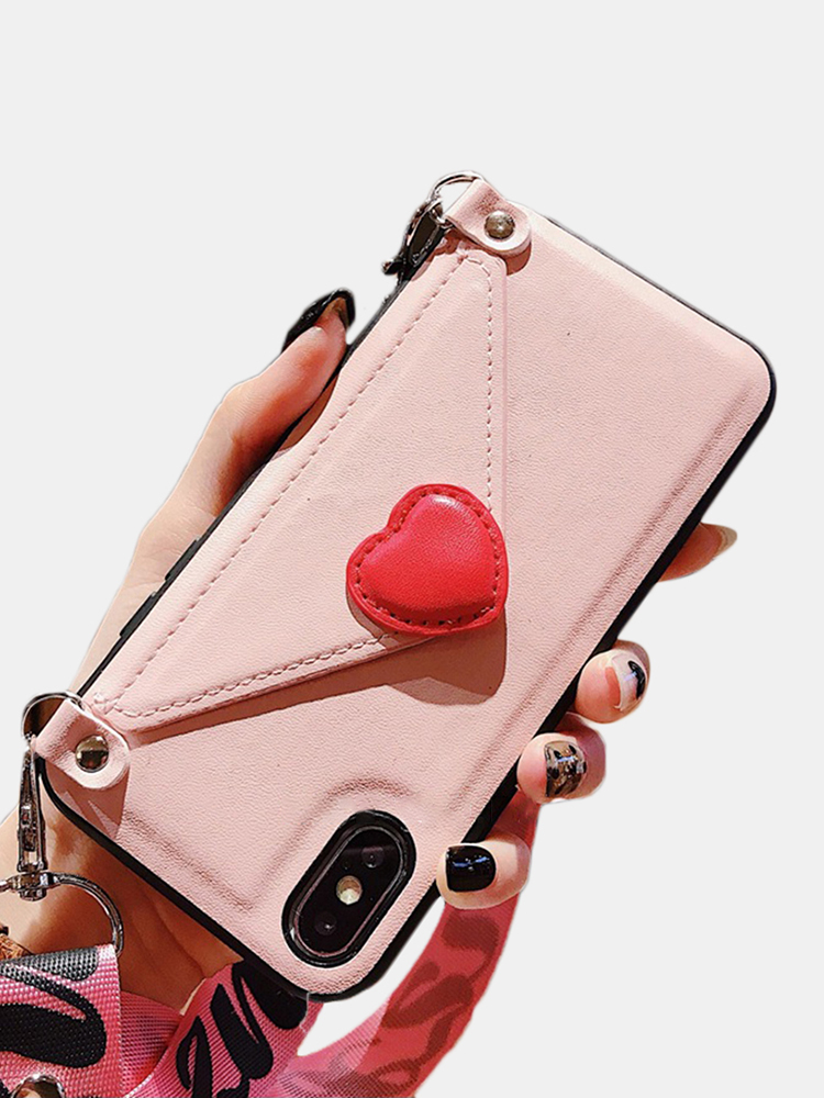 Creative-Envelope-Pattern-PU-Leather-Protective-Case-with-Strap-Card-Slot-for-iPhone-X--XS--XR--XS-M-1541061-3