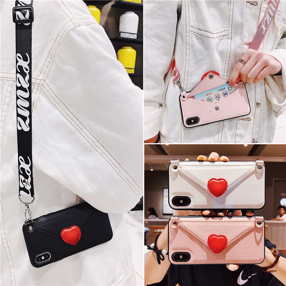 Creative-Envelope-Pattern-PU-Leather-Protective-Case-with-Strap-Card-Slot-for-iPhone-X--XS--XR--XS-M-1541061-8