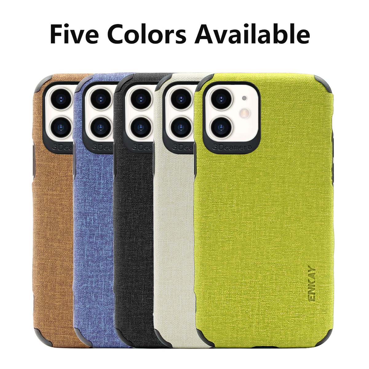 Enkay-2-in-1-Canvas-Pattern-with-Bumpers-Shockproof-PU-Leather-Protective-Case--9H-Anti-Explosion-Hi-1725069-8