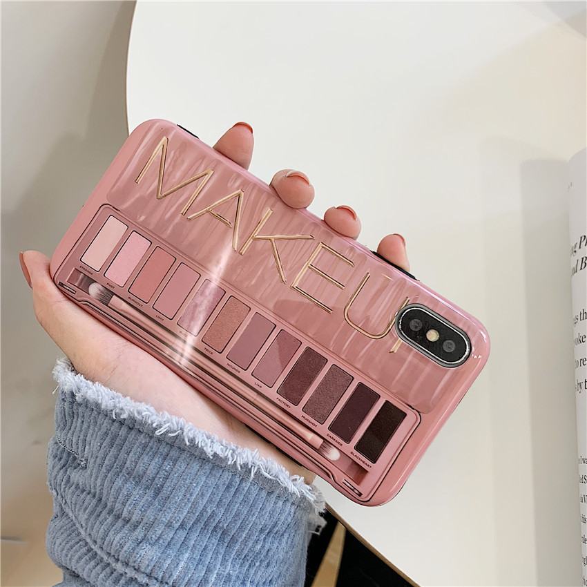 Fashion-Ins-Creative-3D-Eye-Shadow-Pattern-TPU-Shockproof-Protective-Case-for-iPhone-X--XS--XS-Max---1482776-2