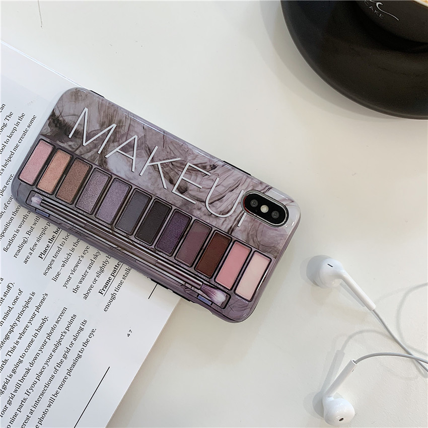 Fashion-Ins-Creative-3D-Eye-Shadow-Pattern-TPU-Shockproof-Protective-Case-for-iPhone-X--XS--XS-Max---1482776-6