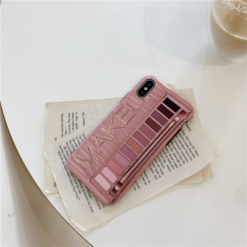 Fashion-Ins-Creative-3D-Eye-Shadow-Pattern-TPU-Shockproof-Protective-Case-for-iPhone-X--XS--XS-Max---1482776-7