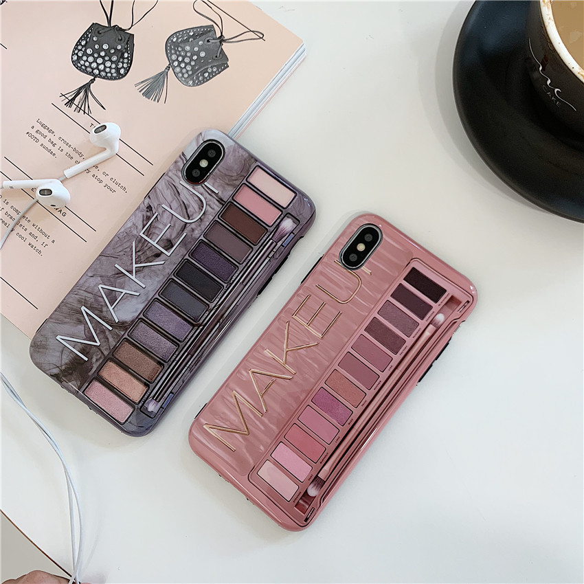 Fashion-Ins-Creative-3D-Eye-Shadow-Pattern-TPU-Shockproof-Protective-Case-for-iPhone-X--XS--XS-Max---1482776-9