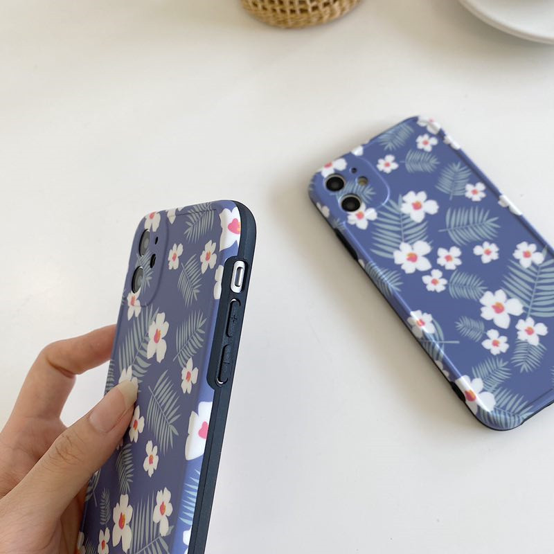 Fashion-Ins-Flower-Pattern-Shockproof-TPU-Protective-Case-for-iPhone-11--11-Pro--11-Pro-Max--X--XS---1671878-3