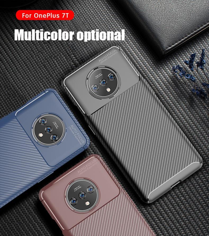 For-OnePlus-7T-Bakeey-Luxury-Carbon-Fiber-Shockproof-Anti-fingerprint-Silicone-Protective-Case-1602793-8
