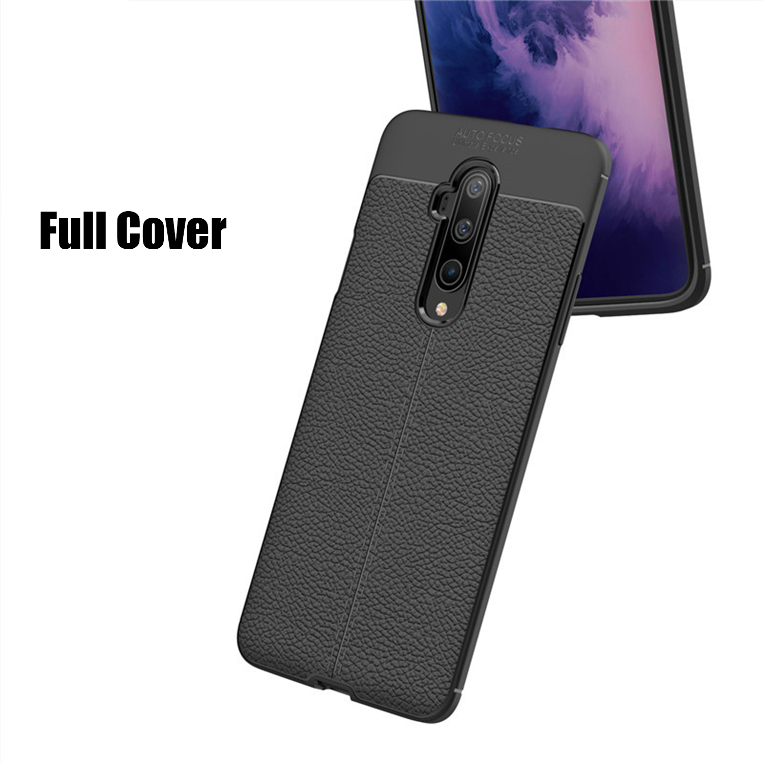 For-OnePlus-7T-Pro-Case-Bakeey-Luxury-Litchi-Pattern-Shockproof-PU-LeatherSilicone-Protective-Case-1596261-3