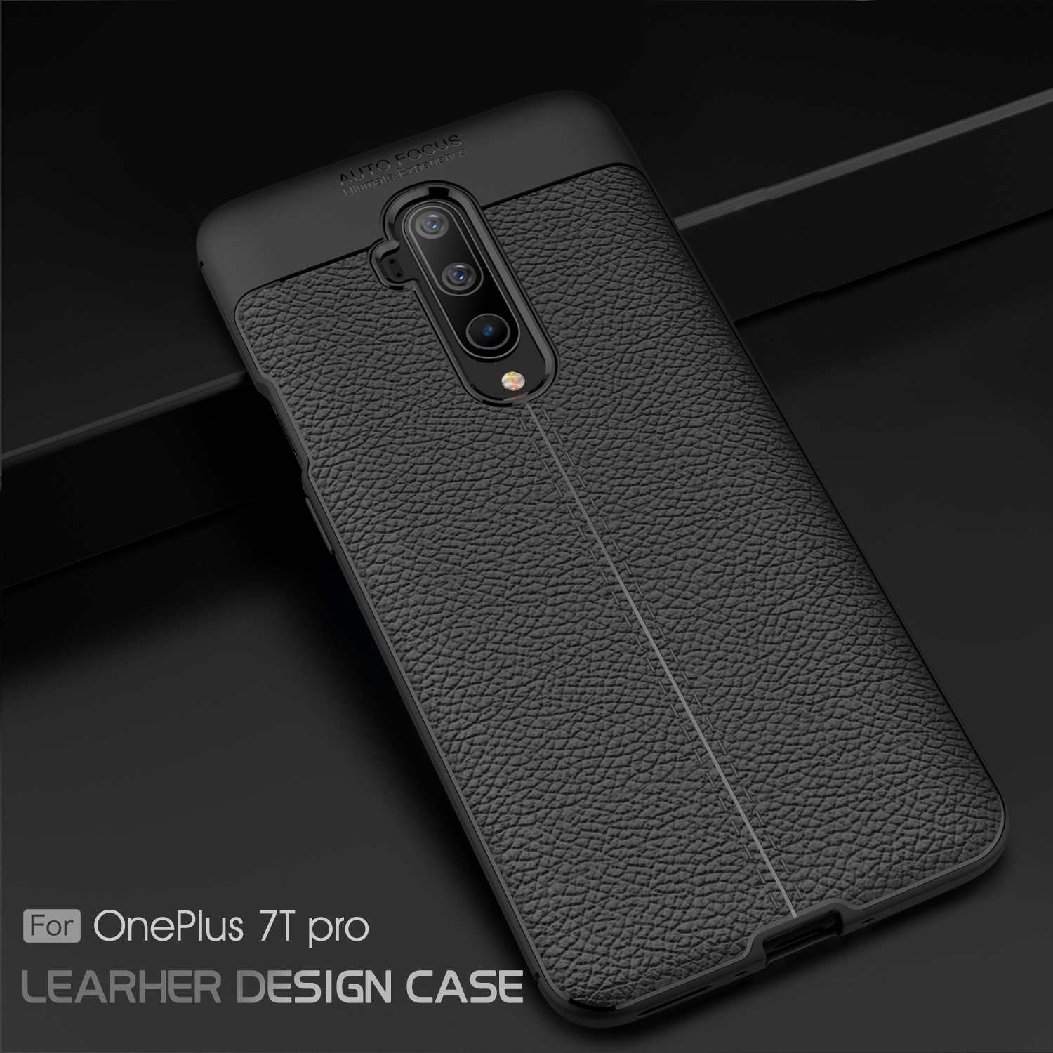 For-OnePlus-7T-Pro-Case-Bakeey-Luxury-Litchi-Pattern-Shockproof-PU-LeatherSilicone-Protective-Case-1596261-10