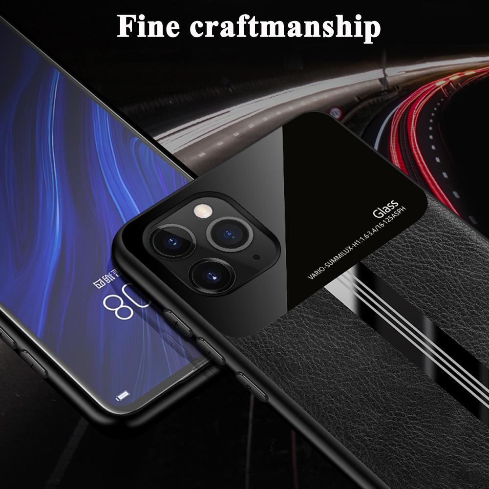 For-Xiaomi-Redmi-Note-8-Pro-Case-Bakeey-Luxury-Business-PU-Leather-Mirror-Glass-Shockproof-Anti-scra-1630940-4