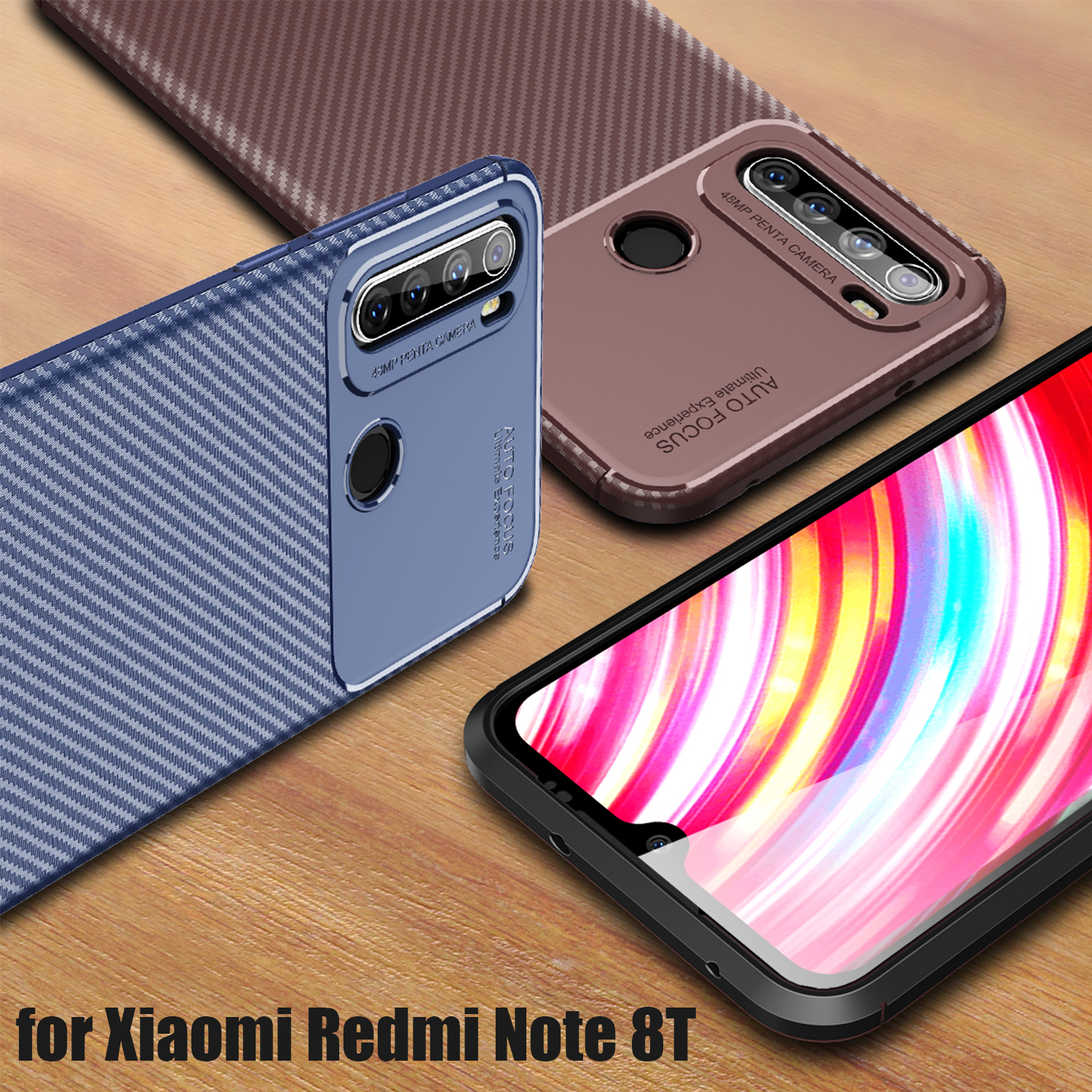 For-Xiaomi-Redmi-Note-8T-Case-Bakeey-Luxury-Carbon-Fiber-Shockproof-Silicone-Protective-Case-Non-ori-1608110-1