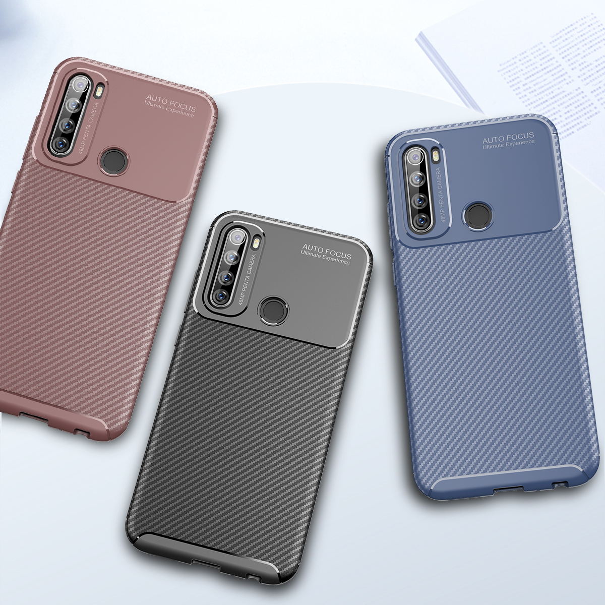 For-Xiaomi-Redmi-Note-8T-Case-Bakeey-Luxury-Carbon-Fiber-Shockproof-Silicone-Protective-Case-Non-ori-1608110-2