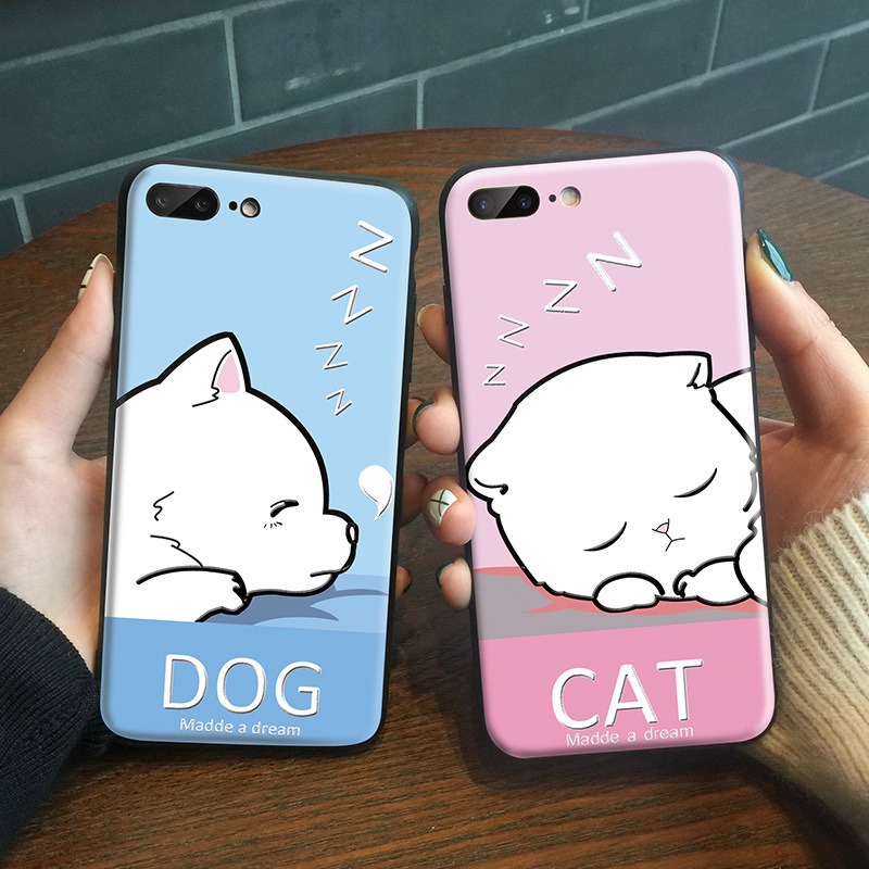 For-iPhone-7-Plus--8-Plus-Case-Cute-Dog-Pattern-Soft-TPU-Shockproof-Protective-Case-Back-Cover-1436379-5