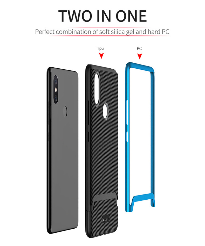 IPAKY-Shockproof-Hard-PC--Soft-TPU-Back-Cover-Protective-Case-for-Xiaomi-Redmi-6-Pro-Mi-A2-Lite-Non--1371079-2