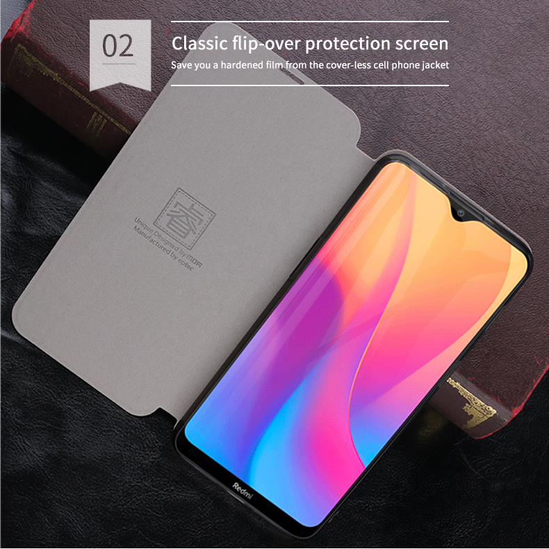 Mofi-Xiaomi-Redmi-8A-Flip-Full-Body-Shockproof-PU-Leather--Silicone-Protective-Case-Non-original-1586664-5