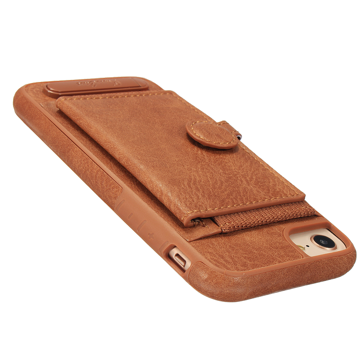 Multifunction-Card-Slot-Bracket-PU-Leather-Shockproof-Case-for-iPhone-8-1229175-7