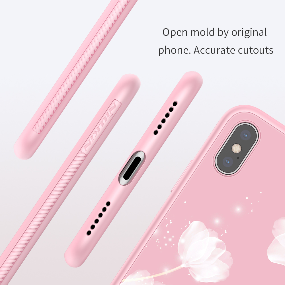 NILLKIN-Colorful-Shockproof-Tempered-Glass--Soft-TPU-Back-Cover-Protective-Case-for-iPhone-X-1416677-7