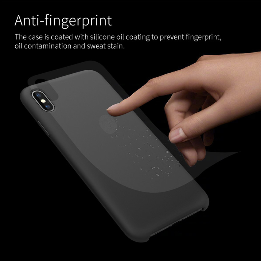 NILLKIN-Smooth-Shockproof-Liquid-Silicone-Rubber-Back-Cover-Protective-Case-for-iPhone-XS-Max-1416674-3