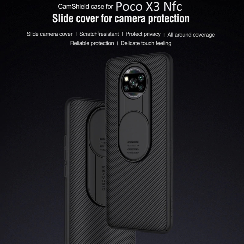 NILLKIN-for-POCO-X3-PRO---POCO-X3-NFC-Case-Bumper-with-Slide-Lens-Cover-Shockproof-Anti-Scratch-TPU--1746375-2