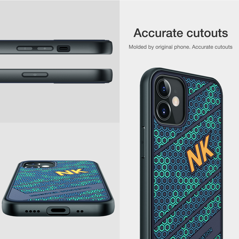 Nillkin-for-iPhone-12-Mini-Case-Fashion-Sport-3D-Texture-Embossment-TPU--PC-Shockproof-Anti-Fingerpr-1757355-8