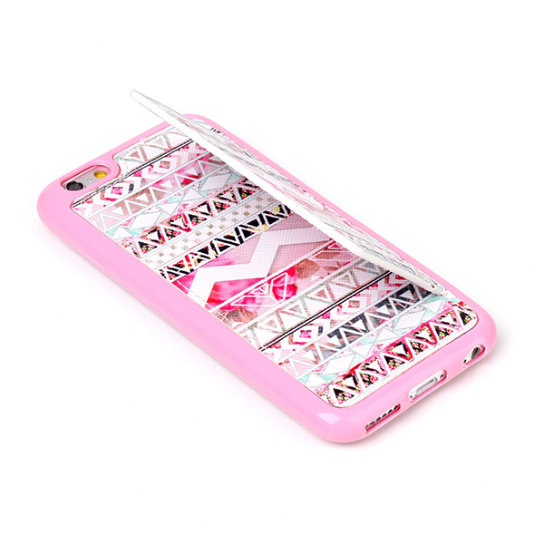 Pink-Tribe-Pattern-Back-Holder-Case-For-iPhone-6-6s-1009501-5