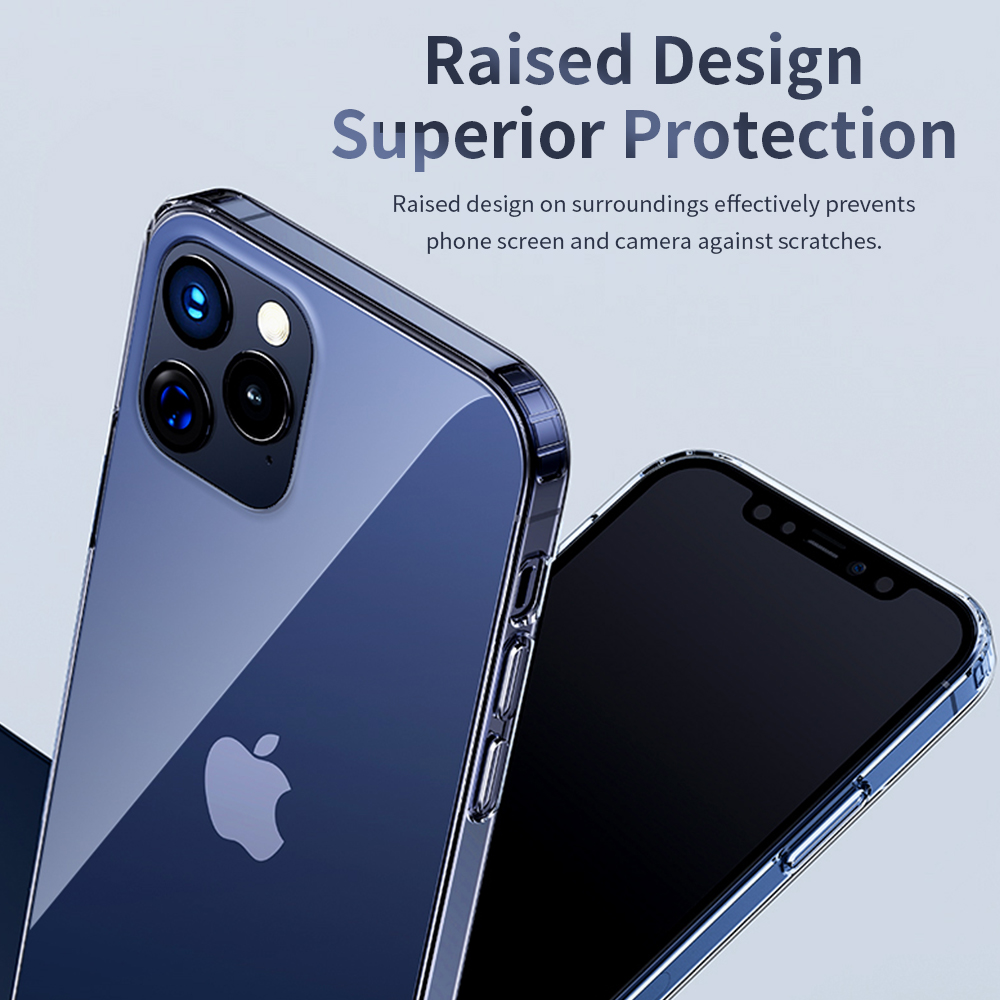 ROCK-for-iPhone-12-Pro-Max--12--12-Mini--12-Pro-Case-with-Bumpers-Transparent-Anti-Fingerprint-Non-Y-1760095-4
