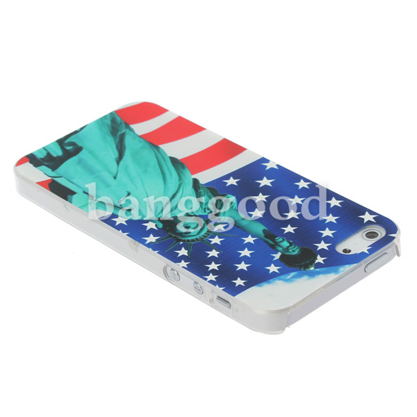 Statue-Of-Liberty-Under-The-Flag-Of-US-Pattern-Hard-Case-For-iPhone-5G-53420-2