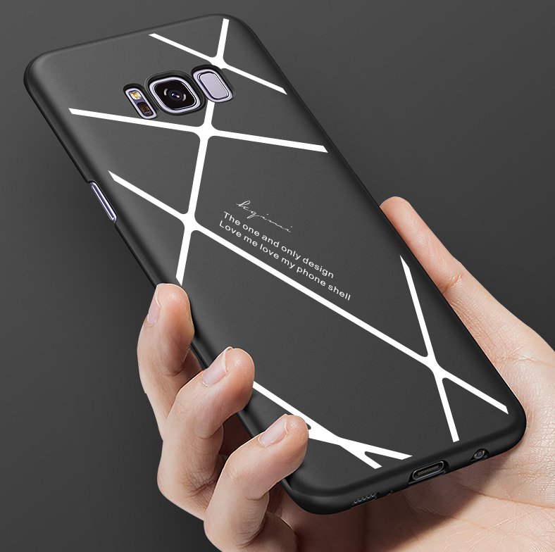 Stripped-Lines-Pattern-Micro-Matte-Anti-Fingerprint-Case-For-Samsung-S8-Plus-1172110-1