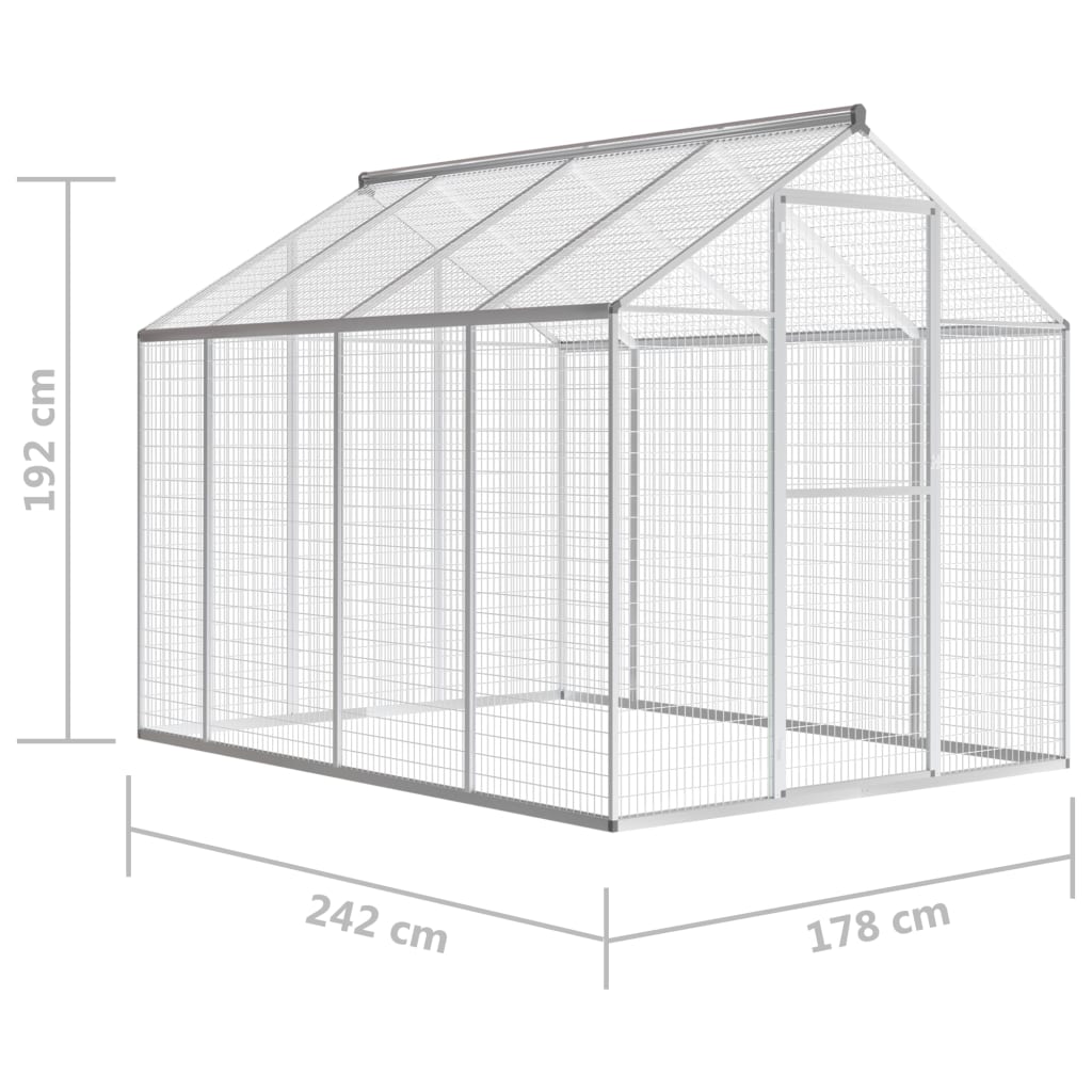 Outdoor-Aviary-Aluminum-70quotx953quotx756quot-1971300-4