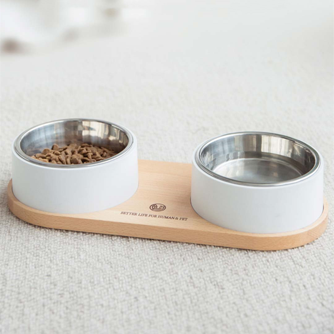 Pet-Feeder-Beech-Bowl-With-304-Stainless-Steel-Double-Bowl-1874035-2