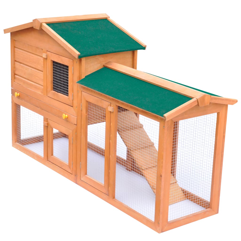 Rabbit-Hutch-551quotx181quotx335quot-Solid-Pine-Wood-1971289-4