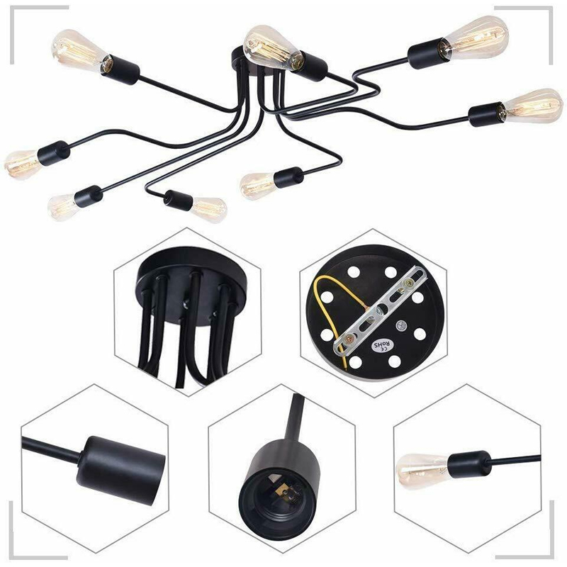 110-240V-468-Heads-LED-Ceiling-Chandelier-Pendant-Lamp-Lampshade-Study-Bedroom-1794614-4