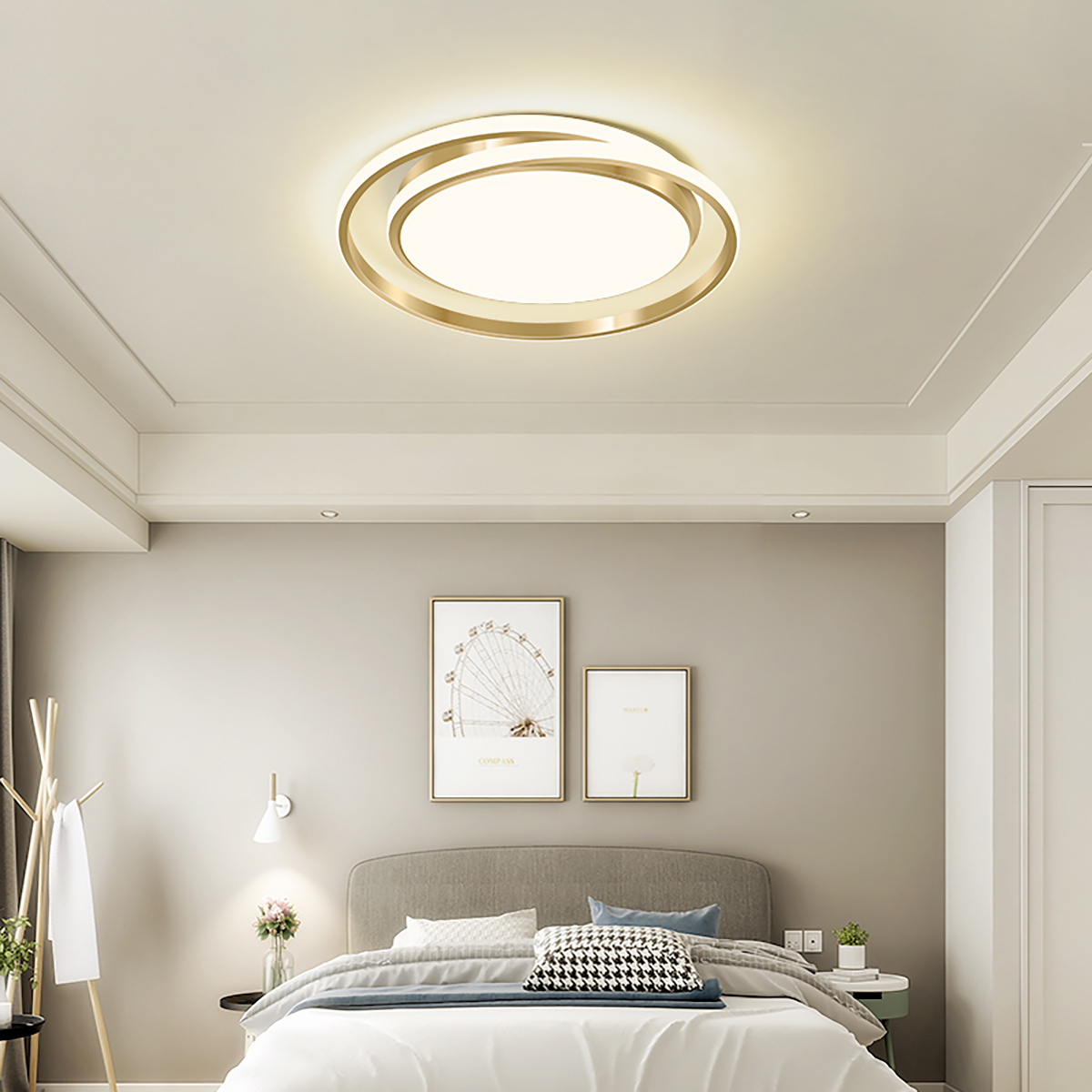 38W-455CM-AC175-265V-LED-Ceiling-Light-Fixture-Gold-Ring-Modern-Home-Living-Room-Decor-1774530-4