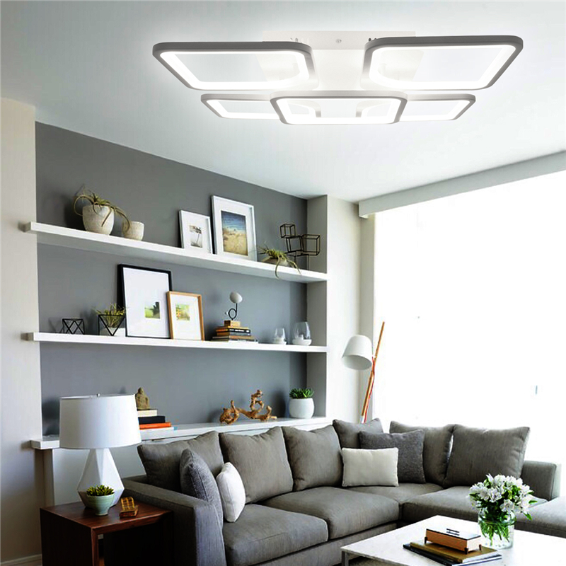 4300LM-900-LED-Ceiling-Lamp-5Pcs-Cube-Living-Room-Bedroom-Pendant-LightRemote-1745053-4