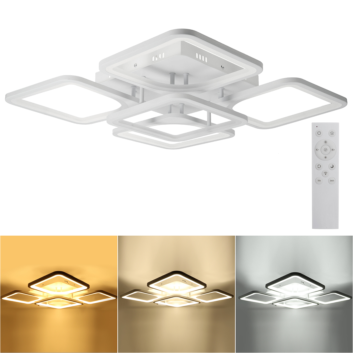 4300LM-900-LED-Ceiling-Lamp-5Pcs-Cube-Living-Room-Bedroom-Pendant-LightRemote-1745053-8