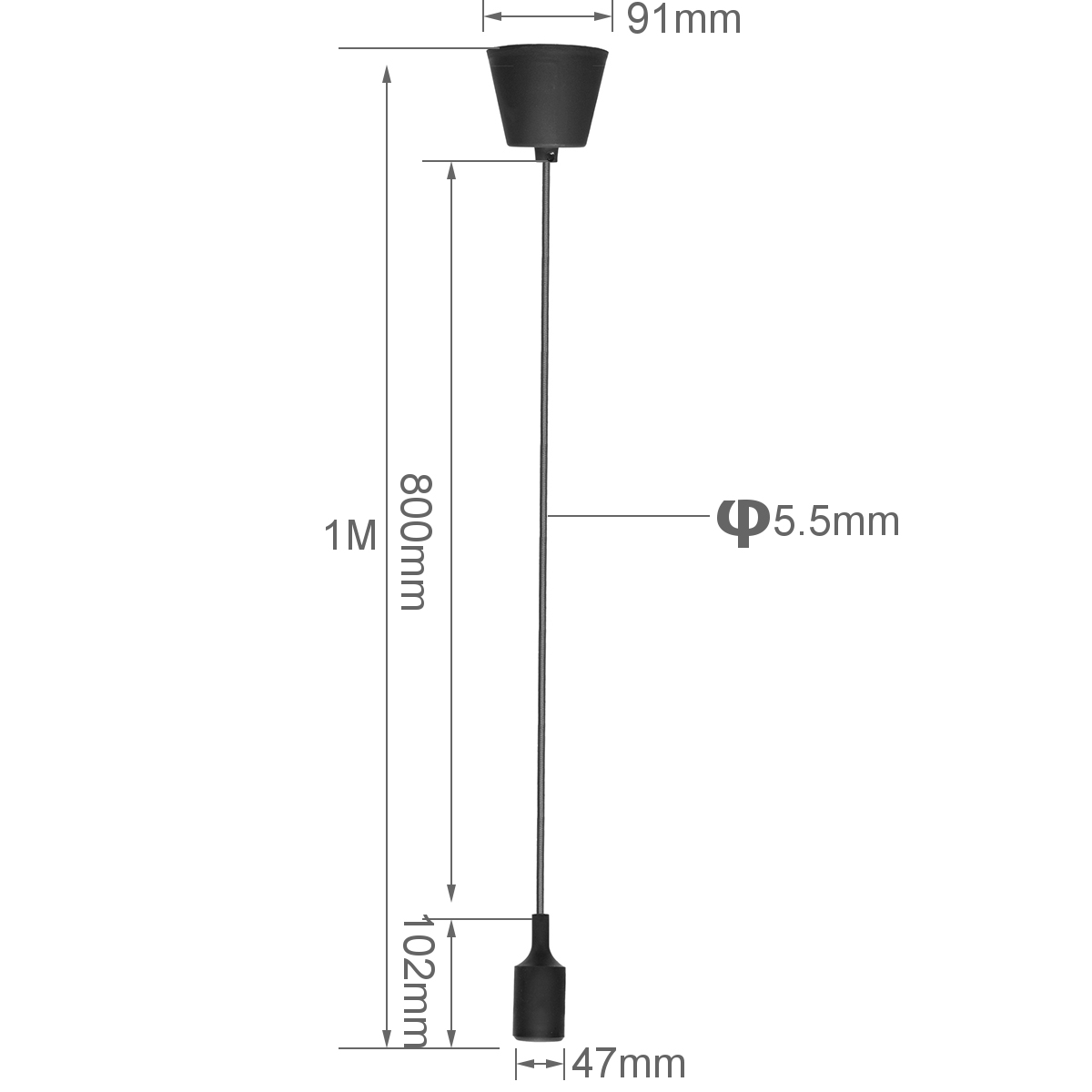 60W-Modern-Ceiling-Fabric-Cable-Pendant-Light-Holder-E27-Bulb-Lamp-Fitting-1370535-7