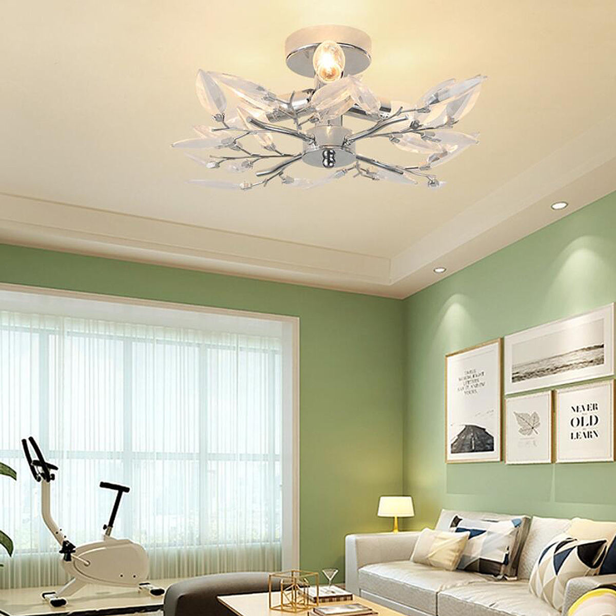 Acrylic-Leaf-Arms-Ceiling-Light-LED-Living-Bedroom-Room-Lamp-Fitting-Lighting-1605679-4