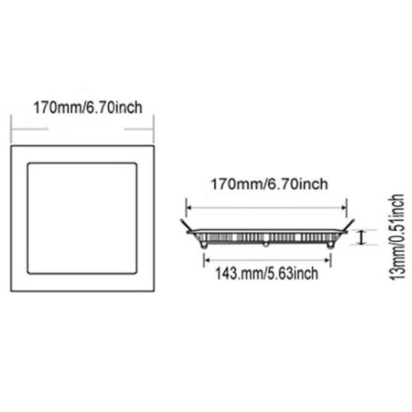 Dimmable-12W-Square-Ultra-Thin-Ceiling-Energy-Saving-LED-Panel-Light-923464-7