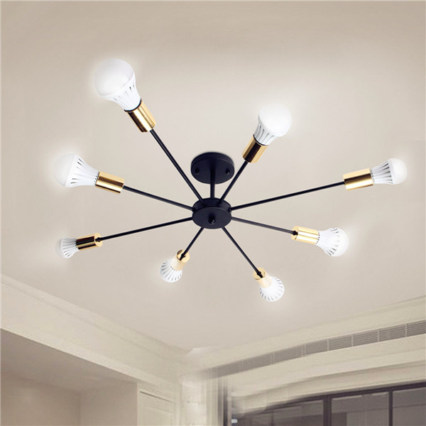 E27-8-Heads-Vintage-Industrial-Edison-Chandelier-Metal-Flush-Mount-LED-Ceiling-Lights-AC-85-265V-1267666-9