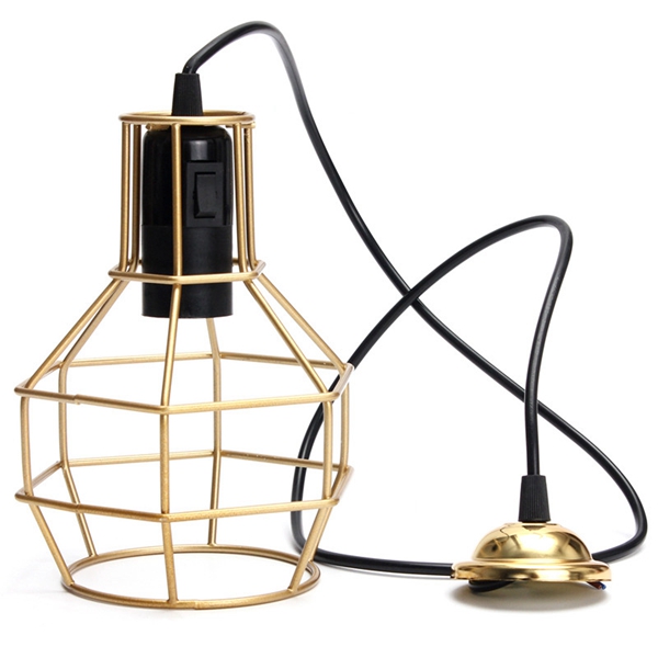 E27-Edison-Vintage-Pendant-Metal-Cage-Ceiling-Light-Lamp-Holder-Socket-Fixture-AC-110-240V-1029831-4