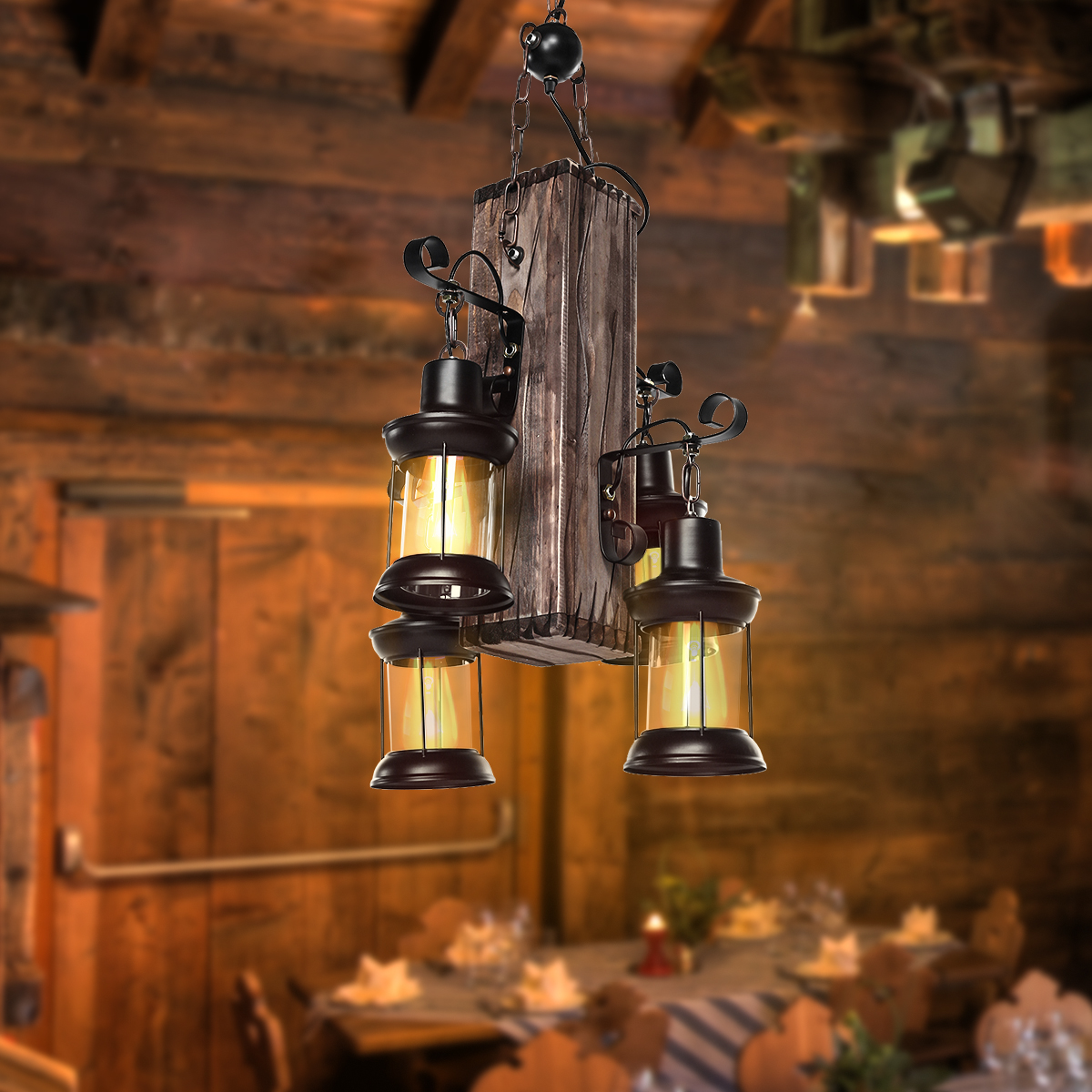 Rustic-Wood-4-Heads-Industrial-Chandelier-Iron-Ceiling-Lamp-Pendant-Light-1807280-11