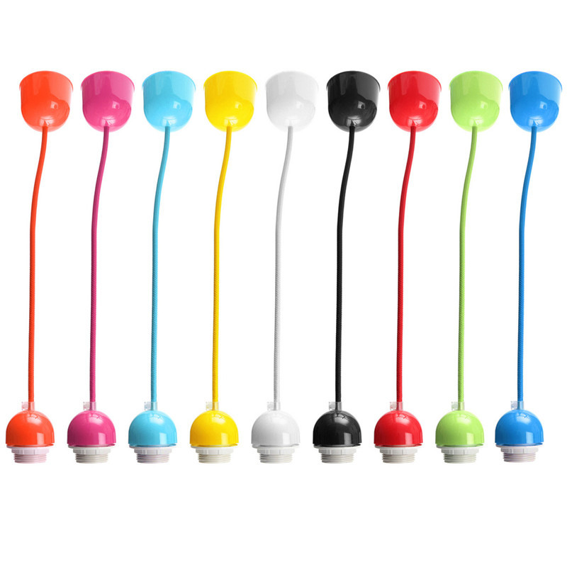 Silicone-1M-E27-E26-ES-Base-Home-Colorful-Ceiling-Pendant-Lamp-Light-Bulb-Holder-Hanging-1028686-2