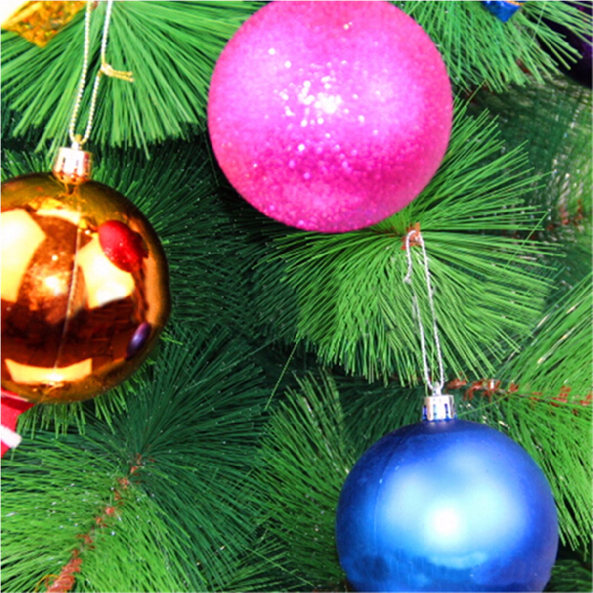 12pcs-10cm-Christmas-Xmas-Tree-Hanging-Ball-Daubles-Christmas-Tree-Decoration-1012682-4