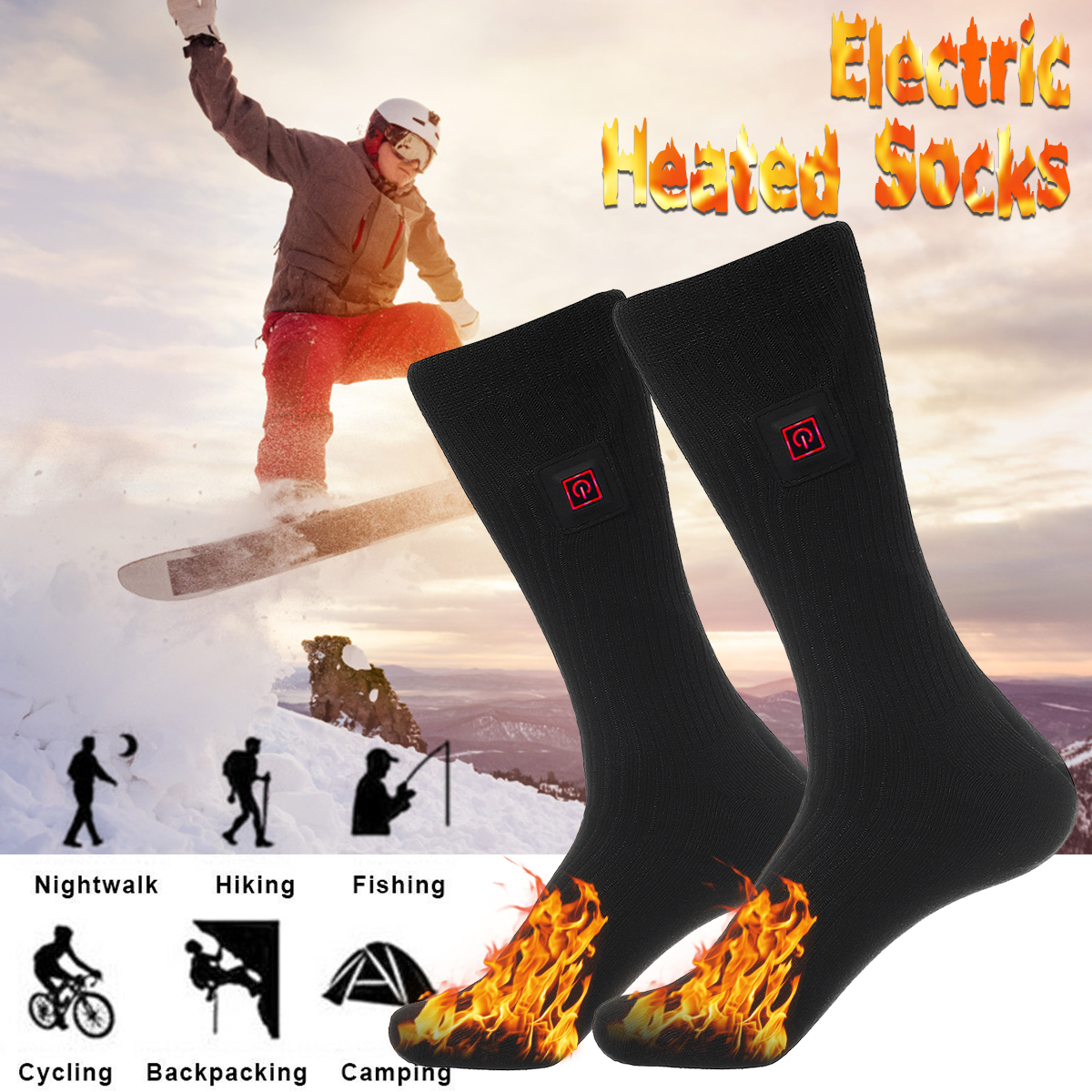 Electric-Heated-Socks-3-Gear-Adjustable-Temperature-Rechargeable-Feet-Warmer-110-220V-1577508-2