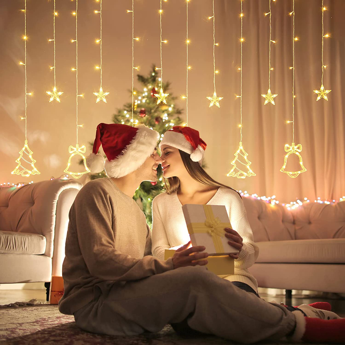 LED-Christmas-Curtain-Lights-Santa-Claus-Snowman-Elk-Bells-Window-Displays-8-Function-LED-Set-Curtai-1926323-7