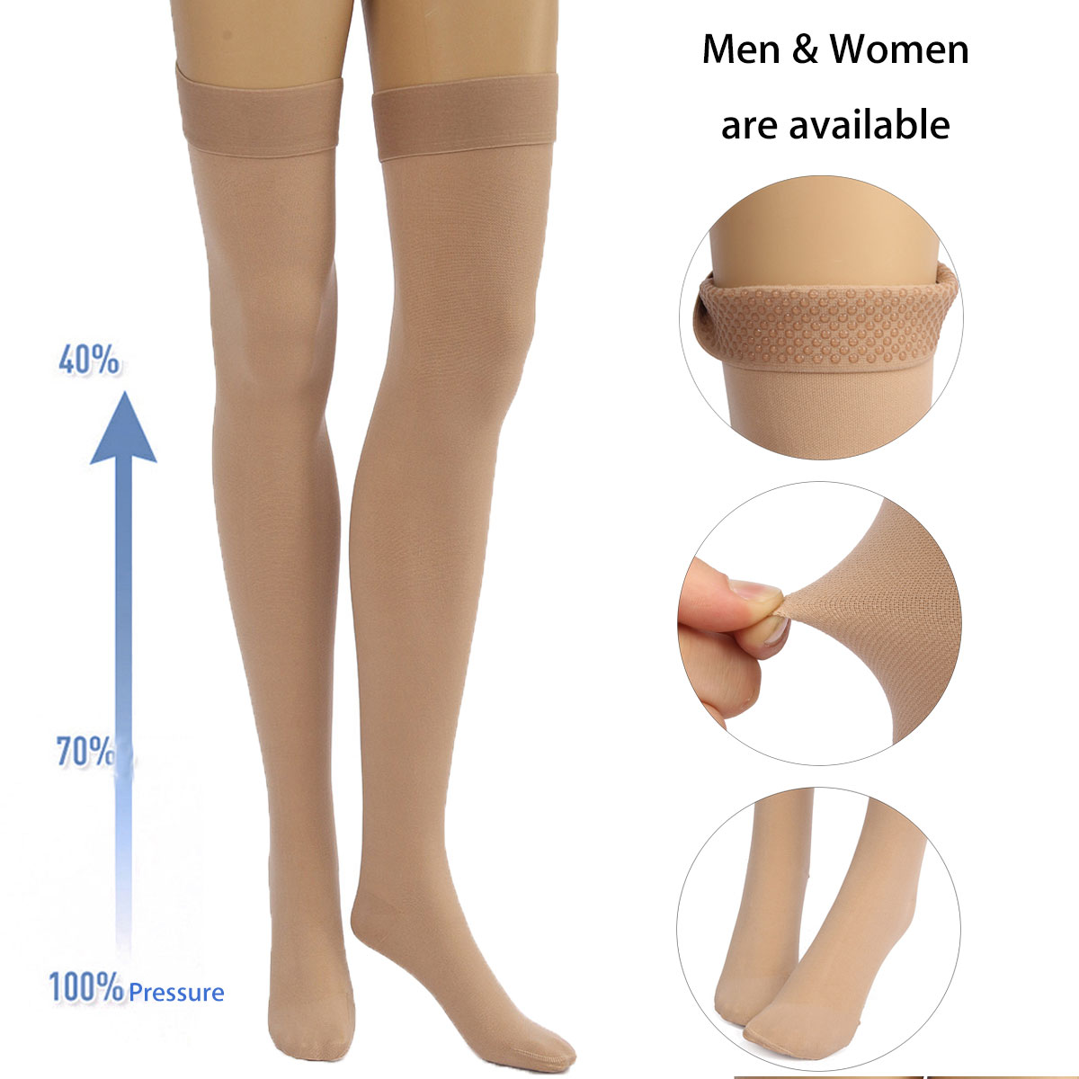 Skin-Color-Anti-Skid-Compression-Thigh-Stocking-Prevent-Varicose-Vein-Socks-Pain-Relief-Close-Toe-1122135-1